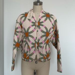 Quilted Fall Buttoned Jacket